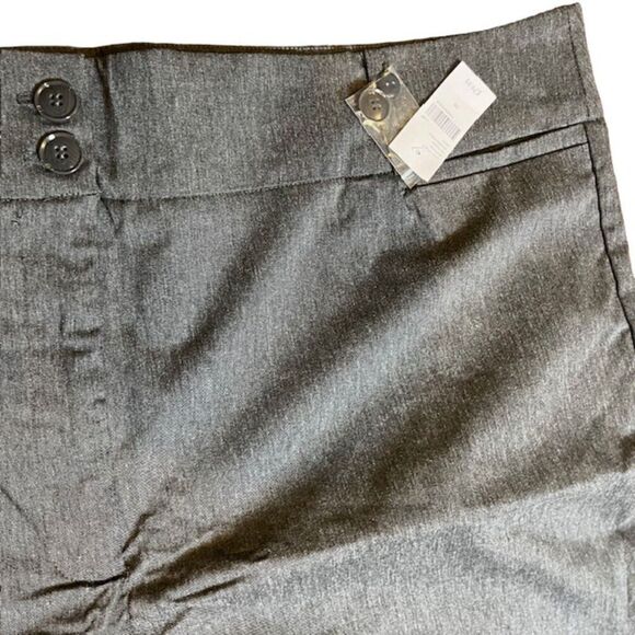NWT Lane Bryant Comfort Stretch Gray Trousers Dress Pants Women's Size 28 - Picture 5 of 9